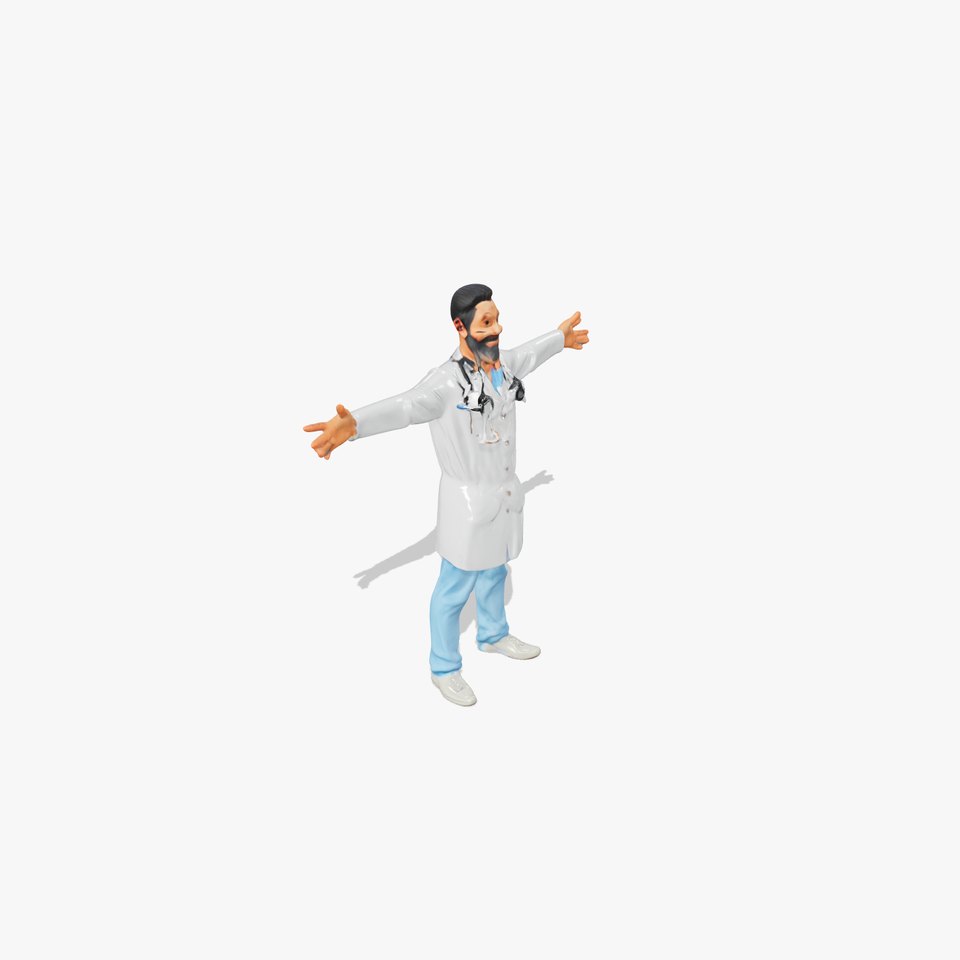 Animated Doctor Character Model Pack